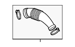 59129615L - Engine: Intake Hose for Audi Image