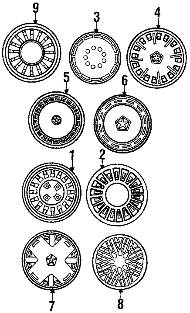 4126685 - Suspension: Wheel, Steel for Mopar Image