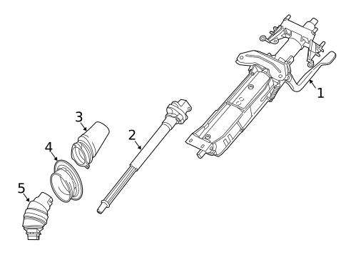 Steering Column Assembly for 2016 BMW i8 #0