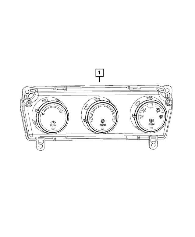 55111952AE - : A/C And Heater Control for Mopar Image