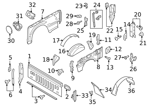 Front & Side Panels for 2022 Ford F-450 Super Duty #0