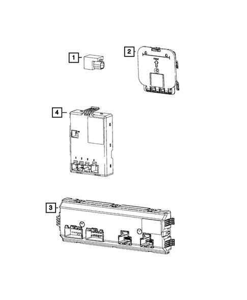 Keys, Modules and Engine Controllers for 2022 Chrysler Pacifica #9