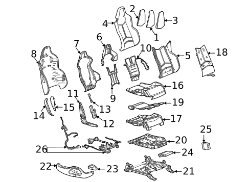 Power Seats for 2022 Chevrolet Corvette #2