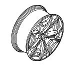 36115A3DE19 - : 2022-2024 BMW iX - Wheel, Alloy for BMW: iX Image