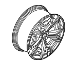 36115A02659 - : 2022-2024 BMW iX - Wheel, Alloy for BMW: iX Image