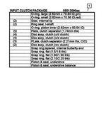 5013090AC - Automatic Transmission Multi-Speed: Automatic Transmission Clutch Package for Mopar Image