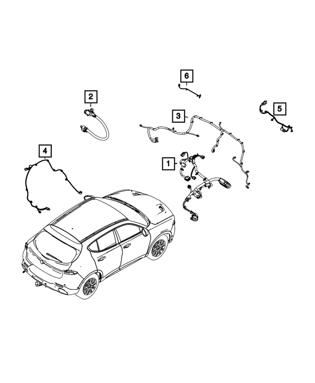 68632748AA - Electrical: Front Fascia Wiring for Mopar Image image