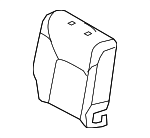 7107760N60A6 - Body: Seat Back Cover for Lexus: LX570 Image