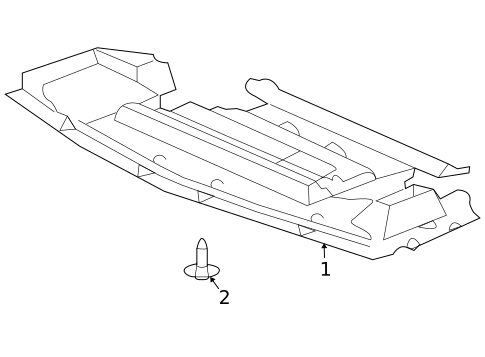Splash Shields for 2007 Cadillac CTS #0