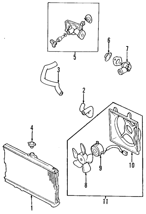 Cooling System for 2004 Kia Rio #0