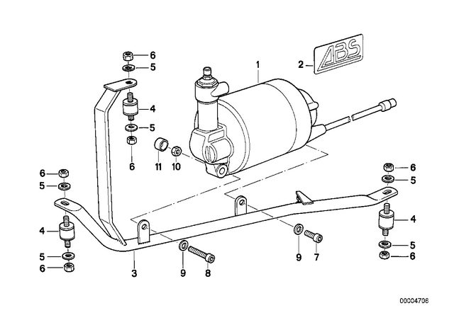 61212310927 - : Holder for BMW-Motorrad Image
