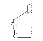 FL3Z15023A98AM - Body: Cowl Kick Panel Cover for Ford: F-250 Super Duty, F-450 Super Duty Image