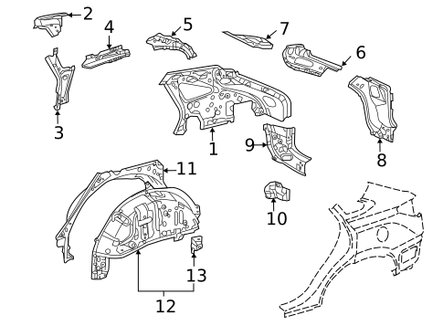 Inner Structure for 2015 Lexus RX350 #0