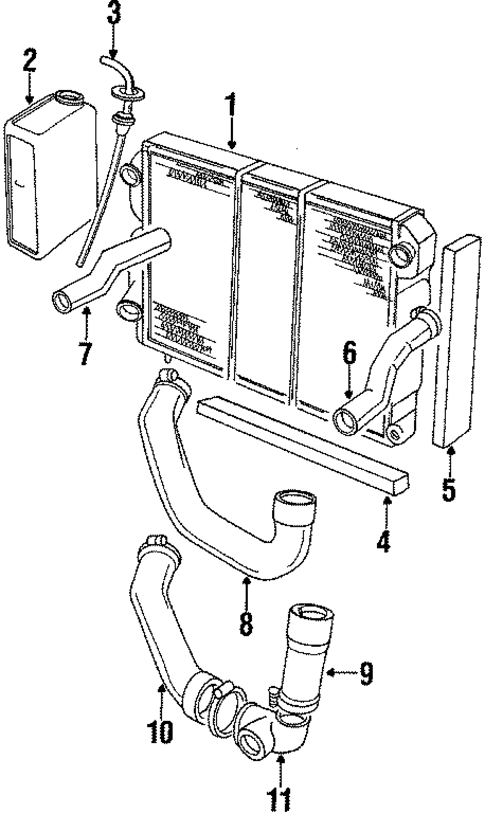 Radiator & Components for 1991 Jaguar XJS #0