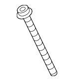 PAF008155 - HVAC: Compressor Mount Bolt for Porsche: 718 Boxster, 718 Cayman, 718 Spyder, 911, Boxster, Cayman Image