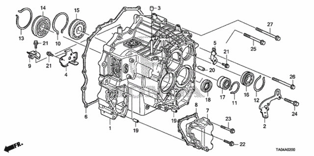AT Transmission Case (L4) for 2010 Honda Accord #0