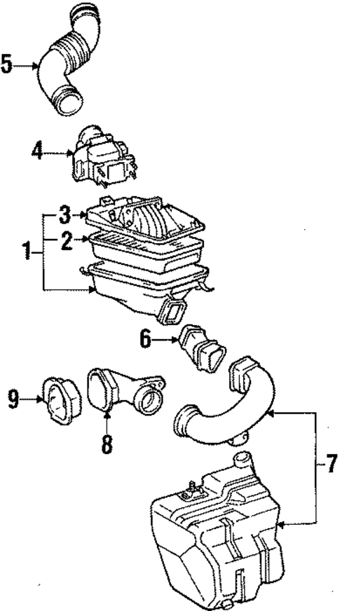 Air Intake for 1987 Toyota Celica #0