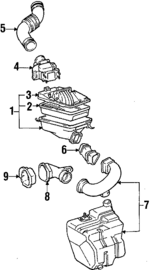 2225074120 - : Mass Air Flow Sensor for Toyota Image