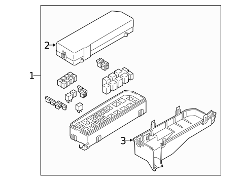 Fuse & Relay for 2009 Mazda Tribute #1