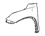 538120E210 - Body: Fender for Lexus: TX350, TX500h, TX550h+ Image