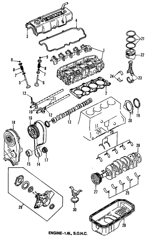 Mounts for 1993 Isuzu Stylus #0