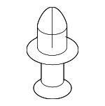 BC1D56145 - Body: Under Cover Clip for Mazda Image