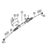 68140632AE - Steering: Rack And Pinion Gear, All Wheel Drive for Mopar Image