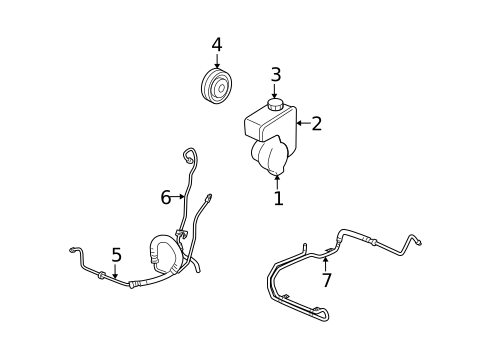 Pump & Hoses for 2007 Chevrolet Uplander #0