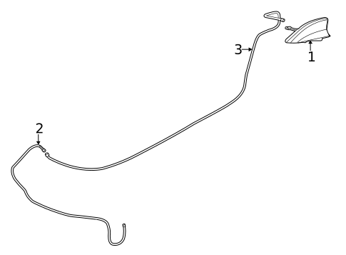 Antenna & Radio for 2014 Cadillac ELR #0