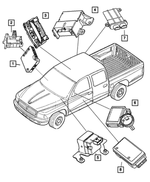 4692019AF - Electrical: Front Control Module for Dodge: Dakota Image