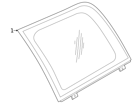 Glass & Hardware for 2005 Mitsubishi Outlander #0