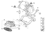 32416778425 - Steering: Power Steering Pump for Mini Image