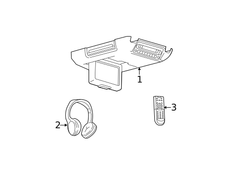 Entertainment System Components for 2008 Lincoln Mark LT #0