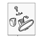 85J857511 - : Mirror Inside for Audi Image