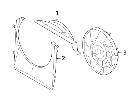 Cooling Fan for 2006 Land Rover LR3 #0