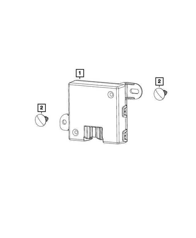 68593294AB - Electrical: Auxiliary Lighting Module for Dodge: Charger Daytona Image