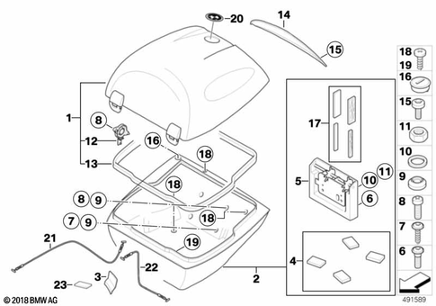 Luggage & Storage for 2012 BMW-Motorrad R 1200 RT #1