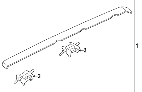 Exterior Trim - Roof for 2025 Kia K4 #1