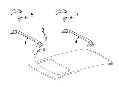 Luggage Carrier for 2009 Pontiac Vibe #0