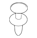 88970918 - Body: Front Cover Retainer for Pontiac: Vibe Image