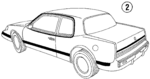 22530476 - Body: Stripe Tape for Oldsmobile: Toronado Image