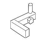 PAB831403 - Body: Upper Hinge for Porsche Image image