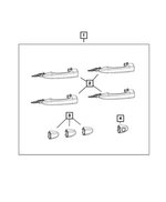 68093247AD - Mopar Accessories - Component Parts: Door Handle Cap for Mopar Image image