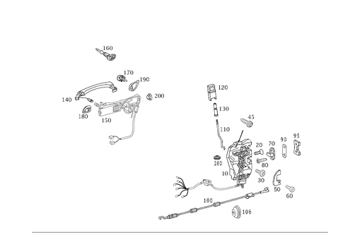 Locking System for 2005 Mercedes-Benz S55 AMG #0