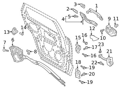 Rear Door for 2017 Mazda CX-9 #0