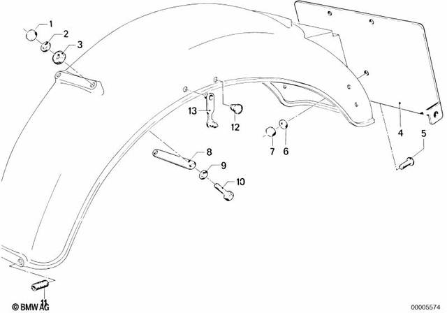 7119904202 - Frame and Mounting Parts: Washer - A6.4-ZNNIV si for BMW-Motorrad Image
