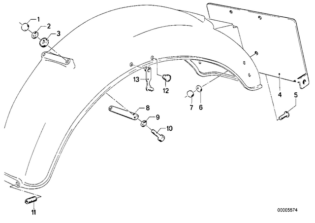 7119904202 - Frame and Mounting Parts: Washer - A6.4-ZNNIV si for BMW-Motorrad Image