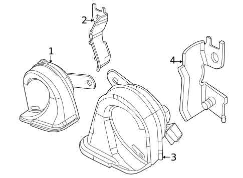 Horn for 2025 Acura ADX #0