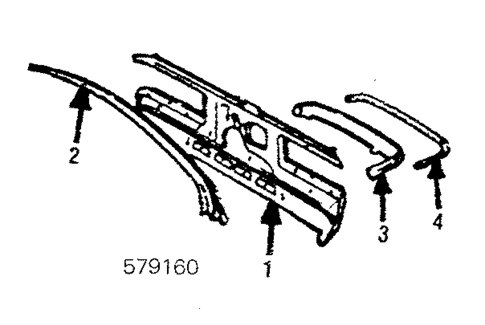 Rear Floor & Rails for 1985 Mercedes-Benz 300D #0