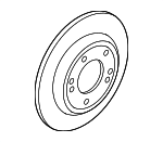 58411G2300 - Brakes: Rotor for Hyundai: Elantra, Elantra GT, Ioniq, Veloster Image